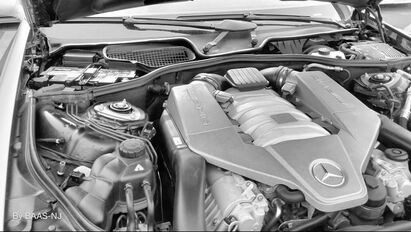 Mercedes AMG Engine Compartment -- BAAS European Auto Service, Owner‑Led in Northern NJ